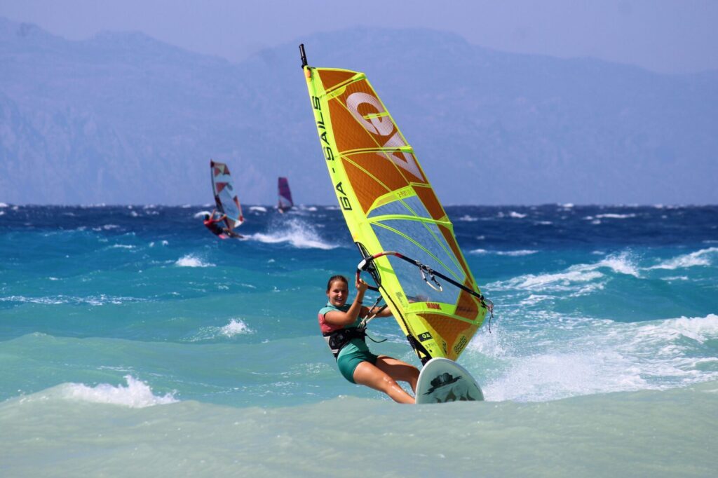 Kite- oder Windsurfen in Trianda - Rhodos
