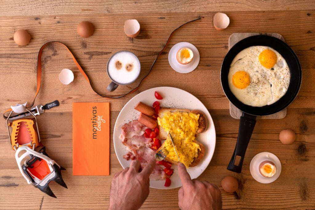 pikantes Frühstück im Hotel Montivas Lodge