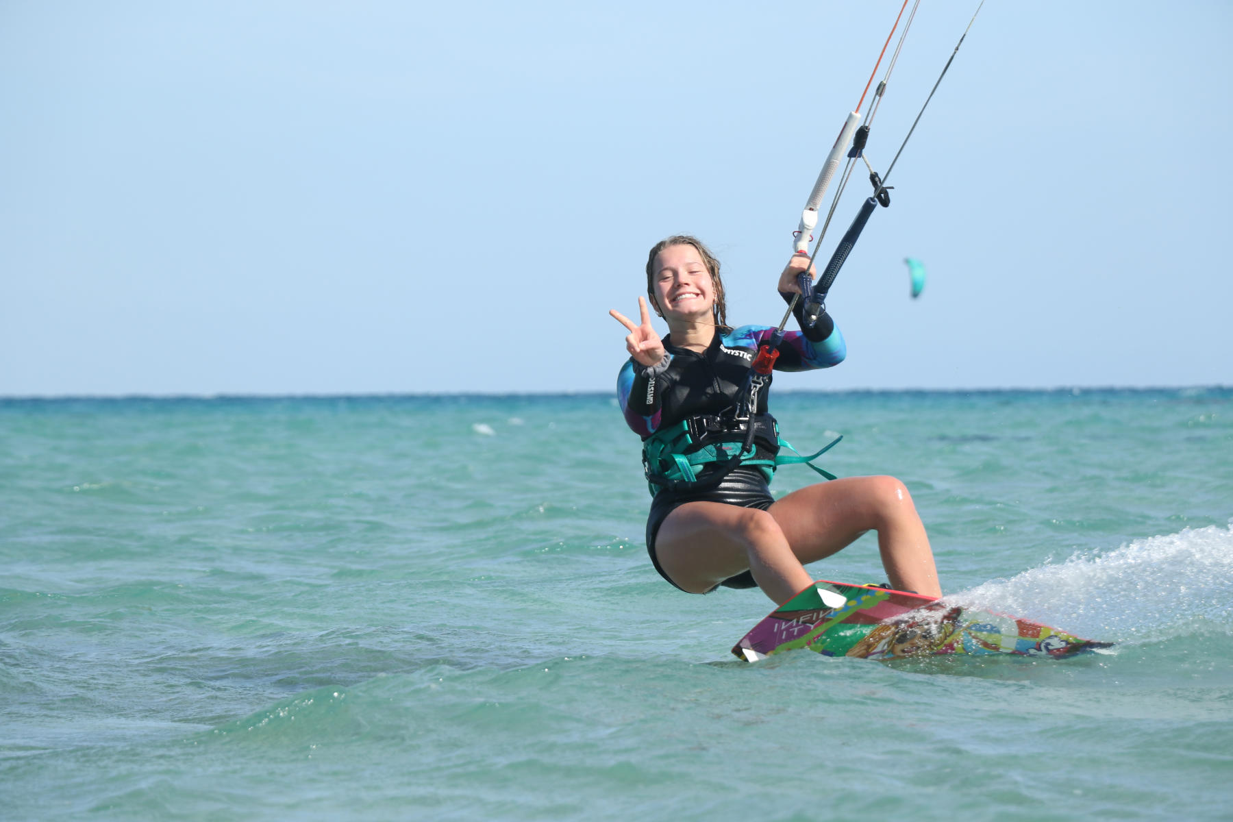 Happy kitesurfer Kiteboarding Club El Gouna